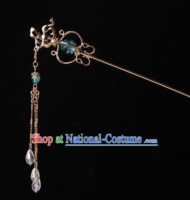 Traditional China Hanfu Hair Stick Ancient Princess Tassel Hairpin