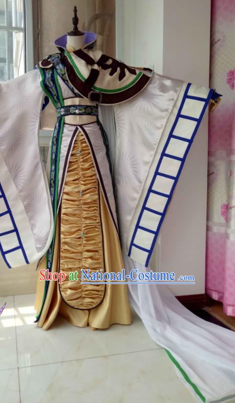 Chinese Ancient Royal Prince Uniforms Traditional Cosplay Swordsman Clothing Thunderbolt Fantasy Dan Heng Garment Costumes