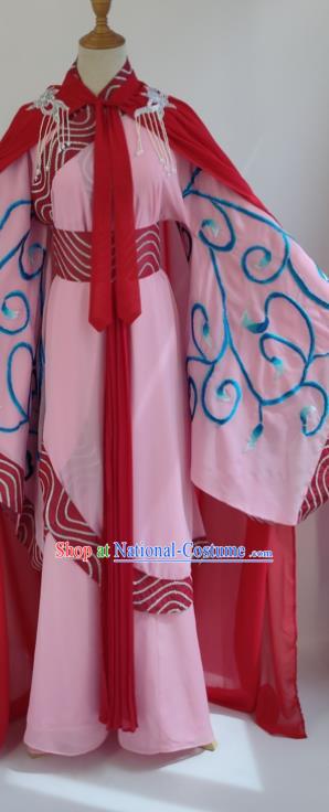 China Peking Opera Diva Costume Ancient Palace Princess Clothing Shaoxing Opera Wang Zhao Jun Pink Dress