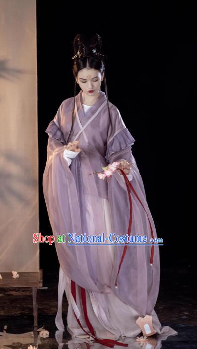 China Ancient Royal Princess Dress Southern and Northern Dynasties Replica Costumes Young Woman Hanfu