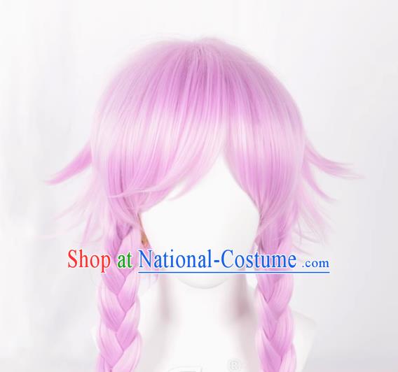 King Pesticide Yaoyuan Leather Deer Spirit Shou Xin Cos Wig Cute Girl Hair Accessory Fantasy Pink Fake Hair