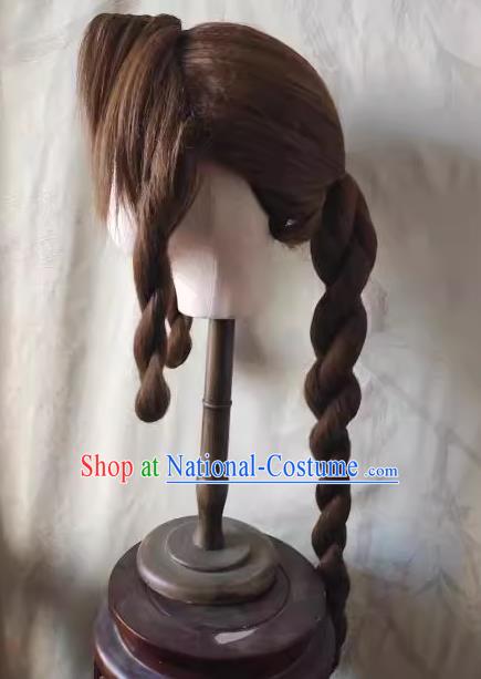 Costume Wig Front Lace Character Custom COSPLAY Final Fantasy Alice Hair Set