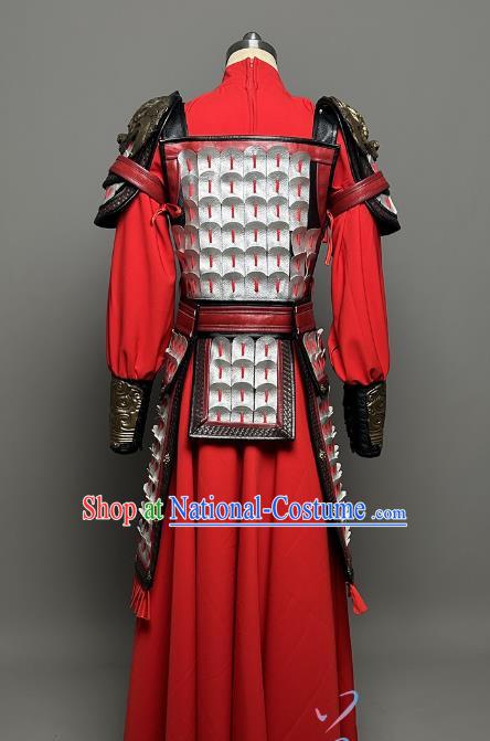 Film and Television Costume Adult Armor General Soldier Hua Mulan Same Costume Armor Costume